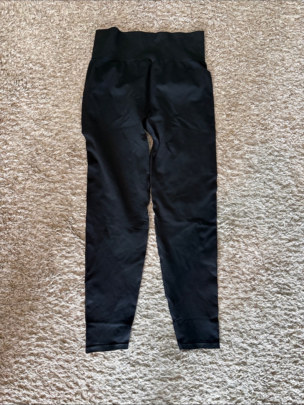 PINK Victoria's Secret Black High-Waist Leggings seamless - Picture 1 of 3